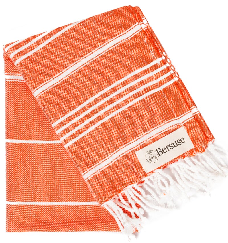 Bersuse Anatolia Bathroom Hand Towels - Premium Cotton Hand Towel for Face - Absorbent, Soft, Lightweight, Space-Saving, Quick-Drying Decorative Turkish Hand Towels - Image 1